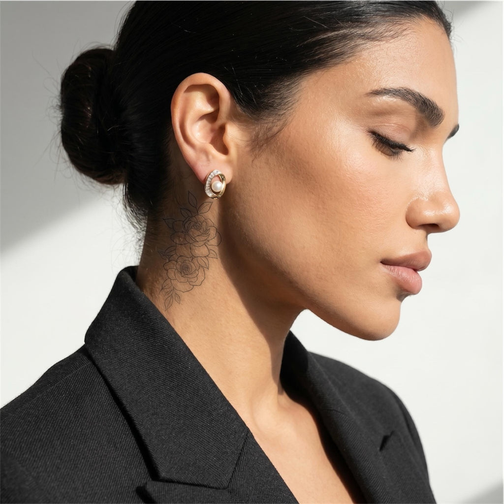 REGAL – Halo Pearl Stud
